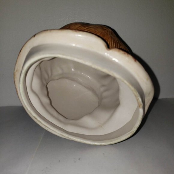 1980s Cookie Jar Easter Mrs Rabbit With Real Like Eyes - Picture 8 of 9